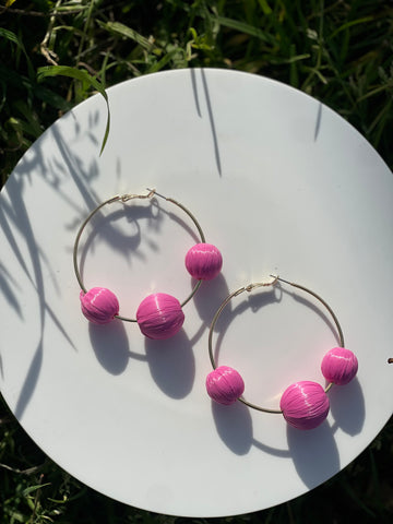 Tinsel Statement Earring